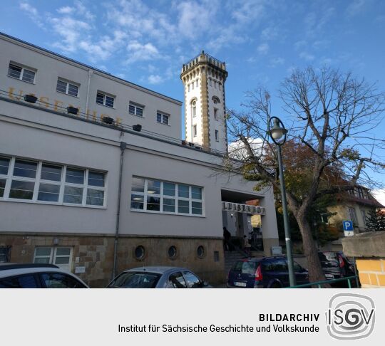 Der Aussichtsturm am Luisenhof in Dresden-Weißer Hirsch