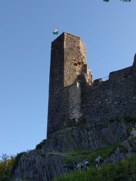 Der Siebenspitzenturm auf der Burg Stolpen