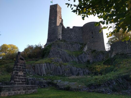 Der Siebenspitzenturm auf der Burg Stolpen