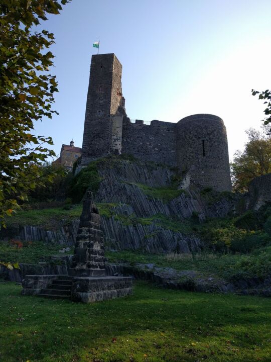 Der Siebenspitzenturm auf der Burg Stolpen