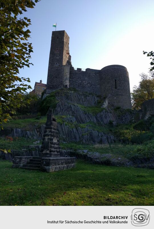 Der Siebenspitzenturm auf der Burg Stolpen