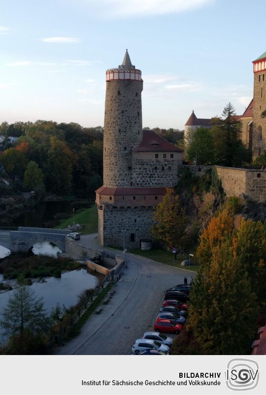 Die Alte Wasserkunst an der Spree in Bautzen