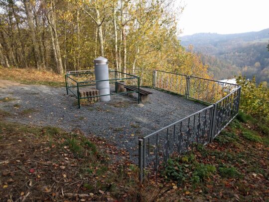 Der Aussichtspunkt an der Talsperre Gottleuba, Bad Gottleuba-Berggießhübel