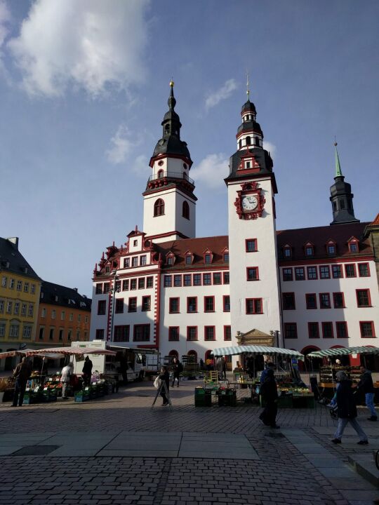 Der Rathausturm in Chemnitz