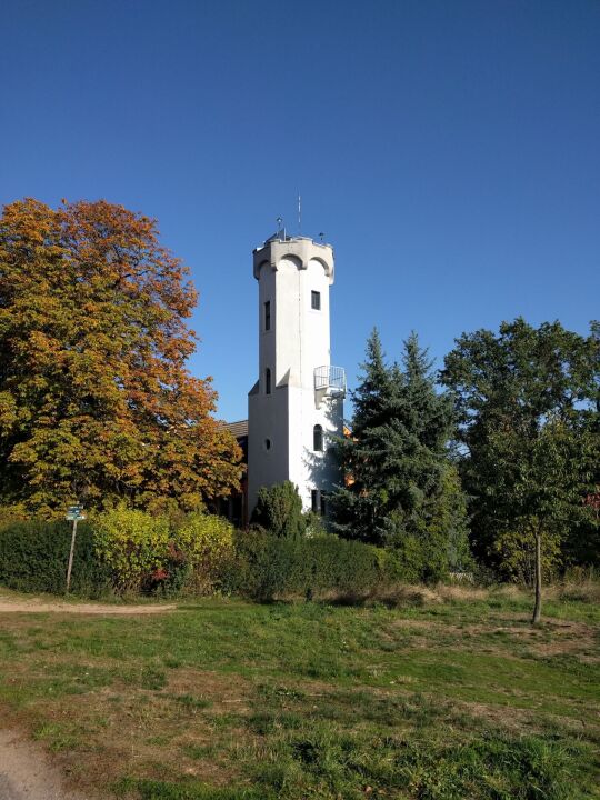 Aussichtsturm an der Gaststätte Deutsche Bosel in Meißen-Oberspaar