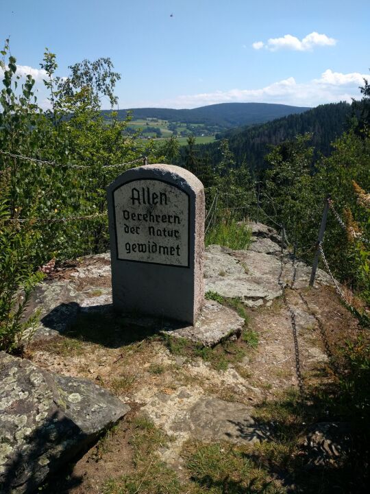 Aussichtsplateau Albernauer Kanzel in Albernau