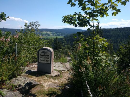 Aussichtsplateau Albernauer Kanzel in Albernau