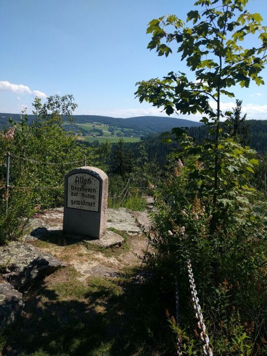 Aussichtsplateau Albernauer Kanzel in Albernau