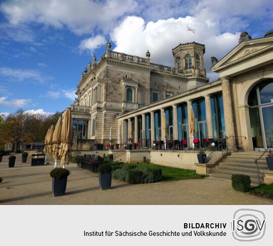 Die Gaststätte Lingnerschloss in Dresden-Weißer Hirsch