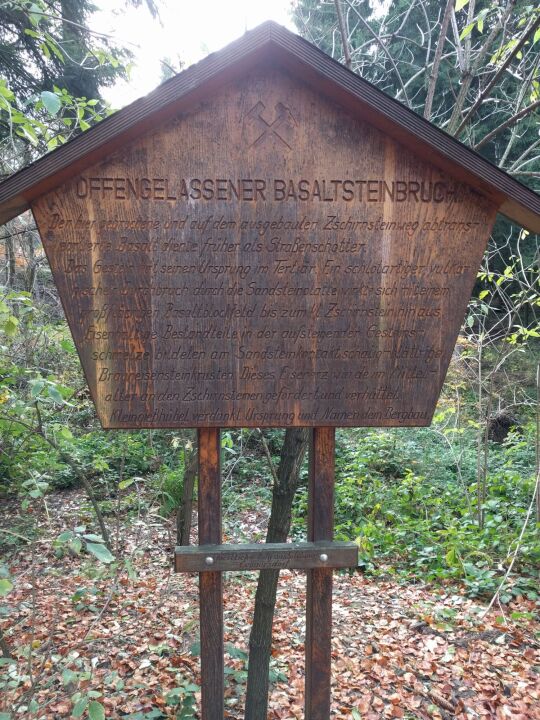 Auf dem Weg zur Aussicht vom Großen Zschirnstein