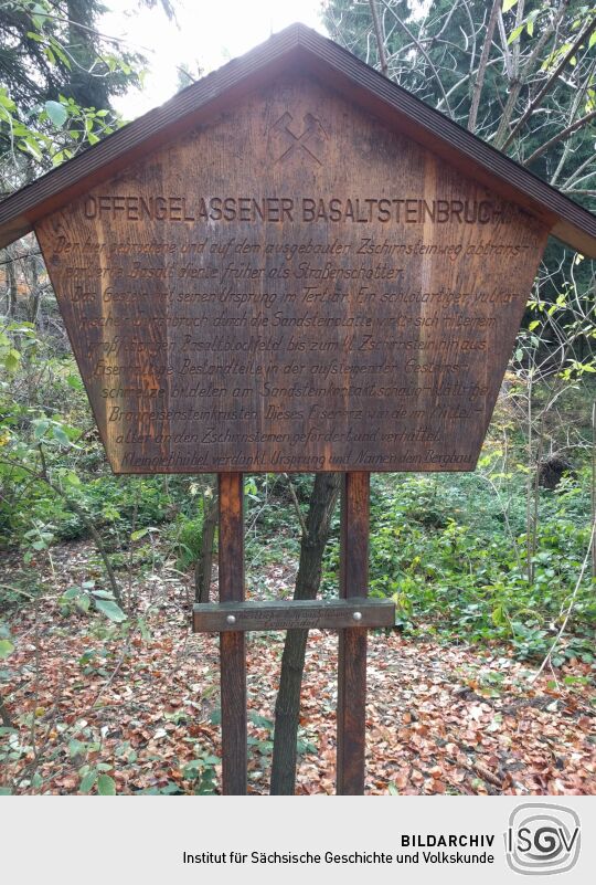 Auf dem Weg zur Aussicht vom Großen Zschirnstein