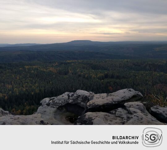 Aussicht vom Großen Zschirnstein bei Reinhardtsdorf-Schöna