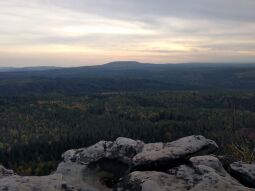 Aussicht vom Großen Zschirnstein bei Reinhardtsdorf-Schöna