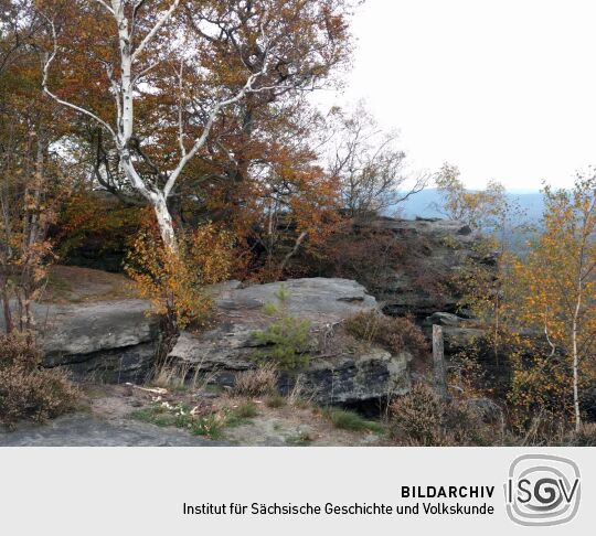 Aussicht vom Großen Zschirnstein bei Reinhardtsdorf-Schöna