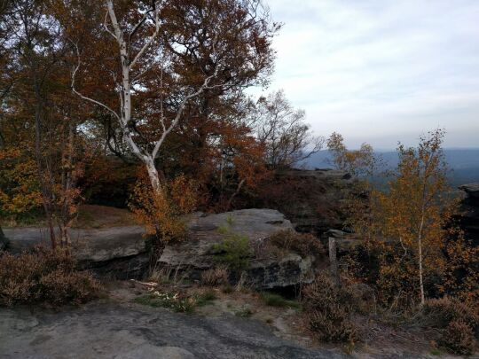 Aussicht vom Großen Zschirnstein bei Reinhardtsdorf-Schöna