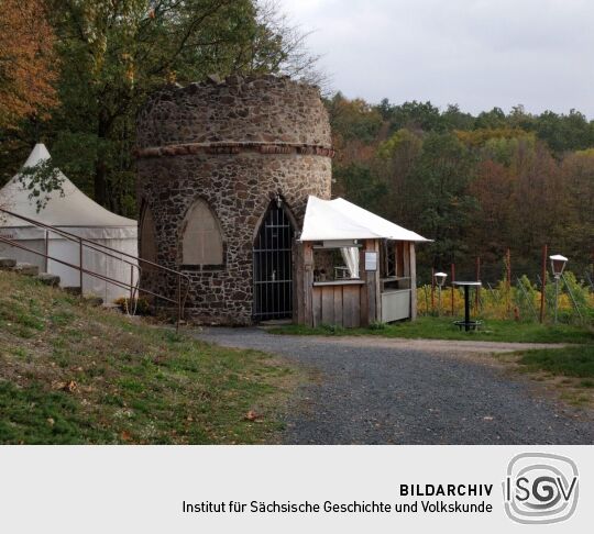 Das Gellerthäuschen auf dem Gellertberg bei Niederau.