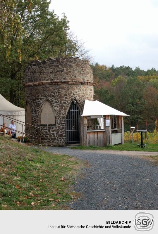 Das Gellerthäuschen auf dem Gellertberg bei Niederau.