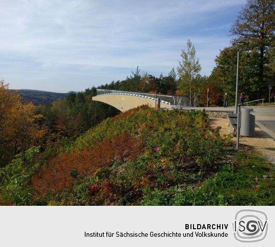 Der Sendig-Blick an der Kurpromenade, Bad Schandau-Ostrau