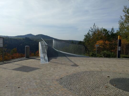 Der Sendig-Blick an der Kurpromenade, Bad Schandau-Ostrau