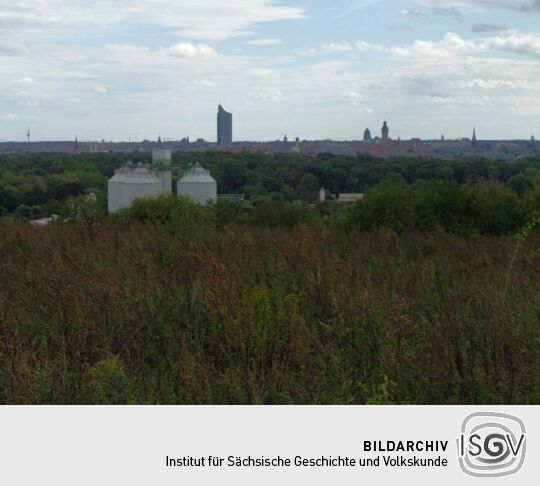 Aussicht vom Nahleberg, eine ehemalige Mülldeponie in Leipzig-Möckern