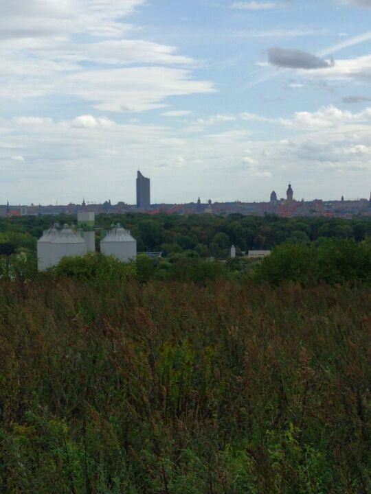 Aussicht vom Nahleberg, eine ehemalige Mülldeponie in Leipzig-Möckern