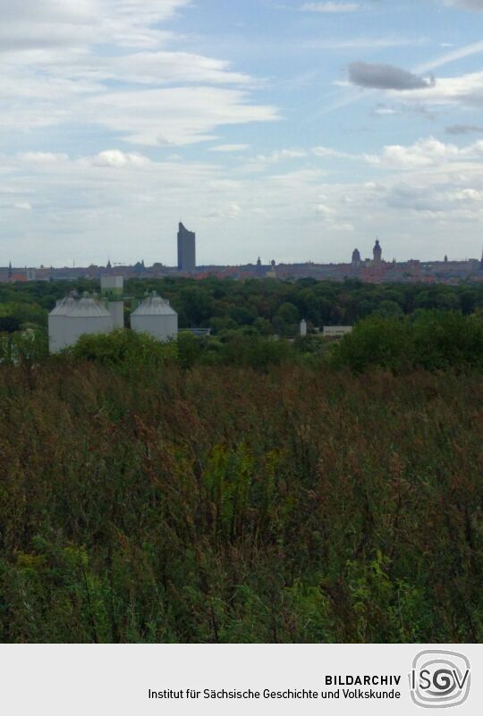 Aussicht vom Nahleberg, eine ehemalige Mülldeponie in Leipzig-Möckern