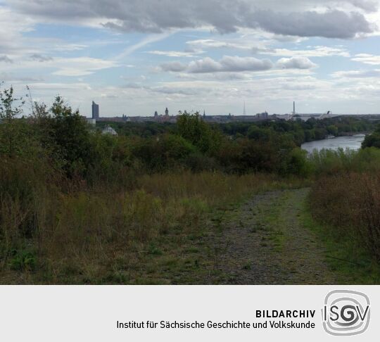 Aussicht vom Nahleberg, eine ehemalige Mülldeponie inLeipzig-Möckern