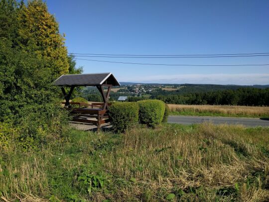 Der Aussichtspunkt Goldene Höhe in Adorf-Arnsgrün.