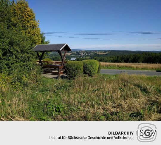 Der Aussichtspunkt Goldene Höhe in Adorf-Arnsgrün.