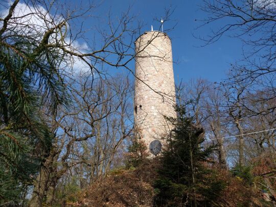 Der Aussichtsturm auf dem Borberg in Kirchberg.