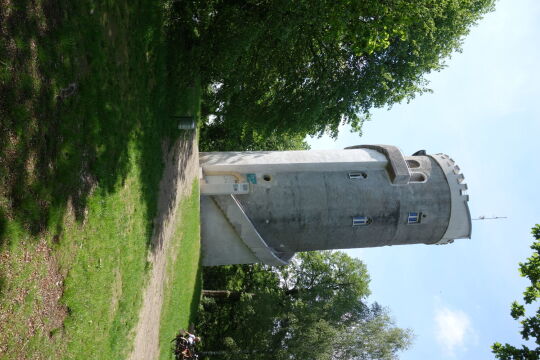 Der Albert-Turm auf dem Collm bei der Ortschaft Collm, heute Ortsteil von Wermsdorf.