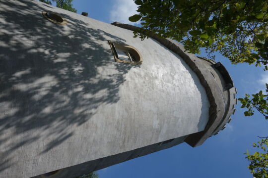 Der Albert-Turm auf dem Collm bei der Ortschaft Collm, heute Ortsteil von Wermsdorf.