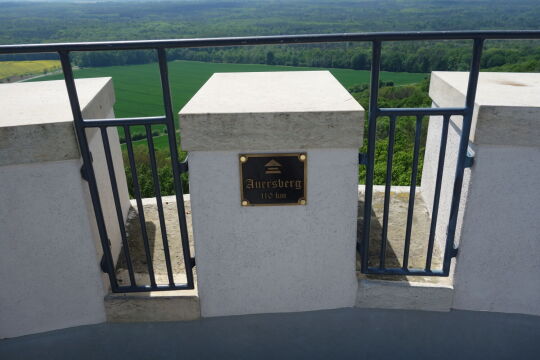 Orientierungstafeln auf dem Albert-Turm.