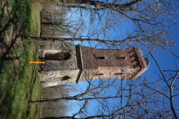 Der Julius-Mosen-Turm auf dem Eisenberg bei Jocketa.