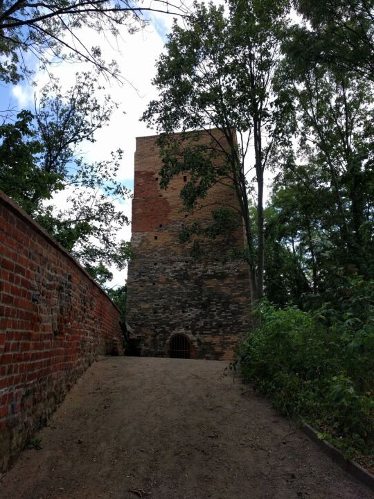 Der Sorbenturm auf dem Burgberg in Eilenburg.