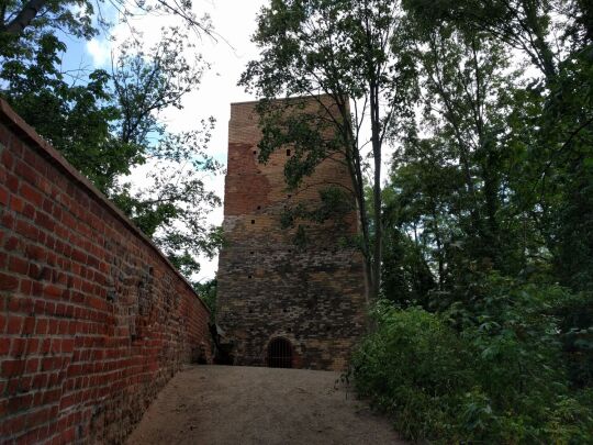 Der Sorbenturm auf dem Burgberg in Eilenburg.