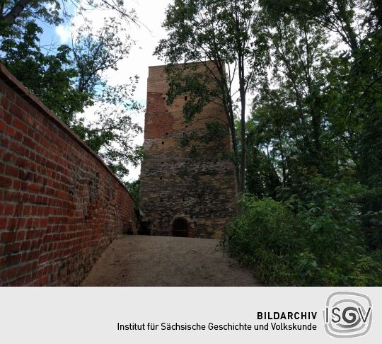 Der Sorbenturm auf dem Burgberg in Eilenburg.