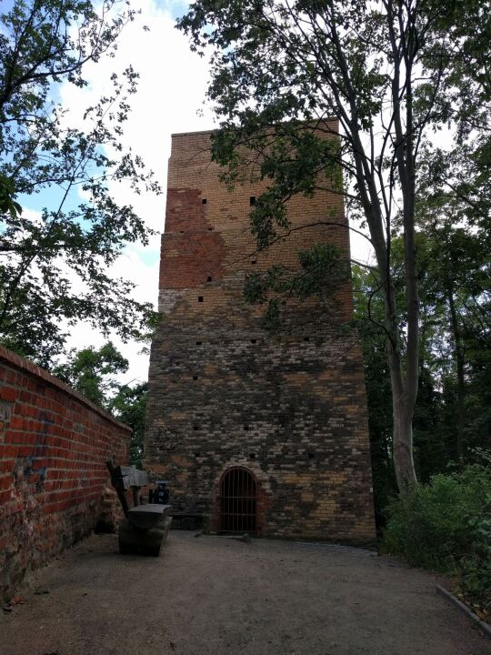 Der Sorbenturm auf dem Burgberg in Eilenburg.