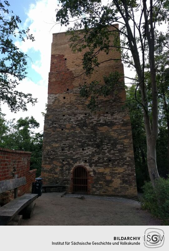 Der Sorbenturm auf dem Burgberg in Eilenburg.