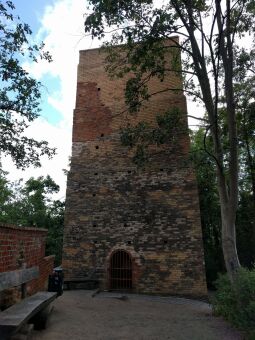 Der Sorbenturm auf dem Burgberg in Eilenburg.