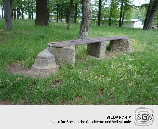 Steinbank auf dem Horken in Löbau-Kittlitz.