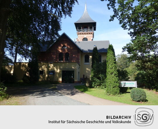 Die Gaststätte Schöne Aussicht in Reichenbach im Vogtland.