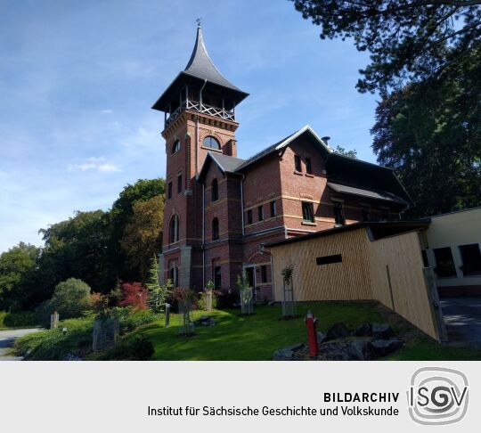 Die Gaststätte Schöne Aussicht in Reichenbach im Vogtland.