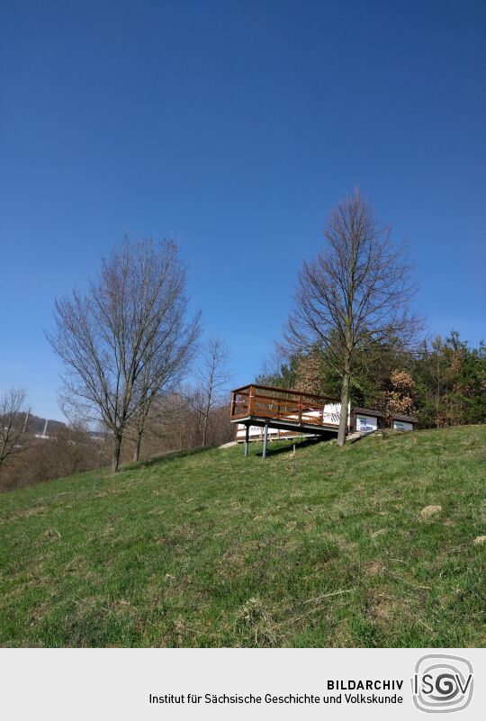 Der Aussichtspunkt Biedenkopfblick am Hammerberg in Aue-Bad Schlema.