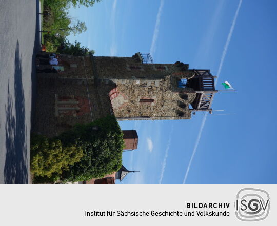 Der Aussichtsturm auf dem Kupferberg bei Großenhain.