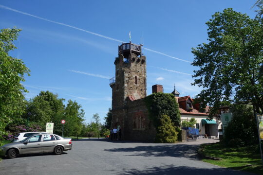 Der Aussichtsturm auf dem Kupferberg bei Großenhain.