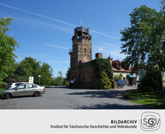 Der Aussichtsturm auf dem Kupferberg bei Großenhain.