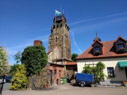 Der Aussichtsturm auf dem Kupferberg bei Großenhain.