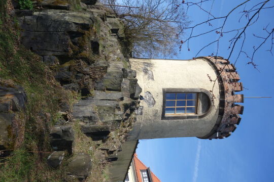 Der Aussichtsturm auf der Landeskrone bei Görlitz.