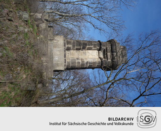 Der Bismarckturm auf der Landeskrone bei Görlitz.